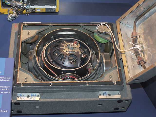 An inertial measurement unit in a missile